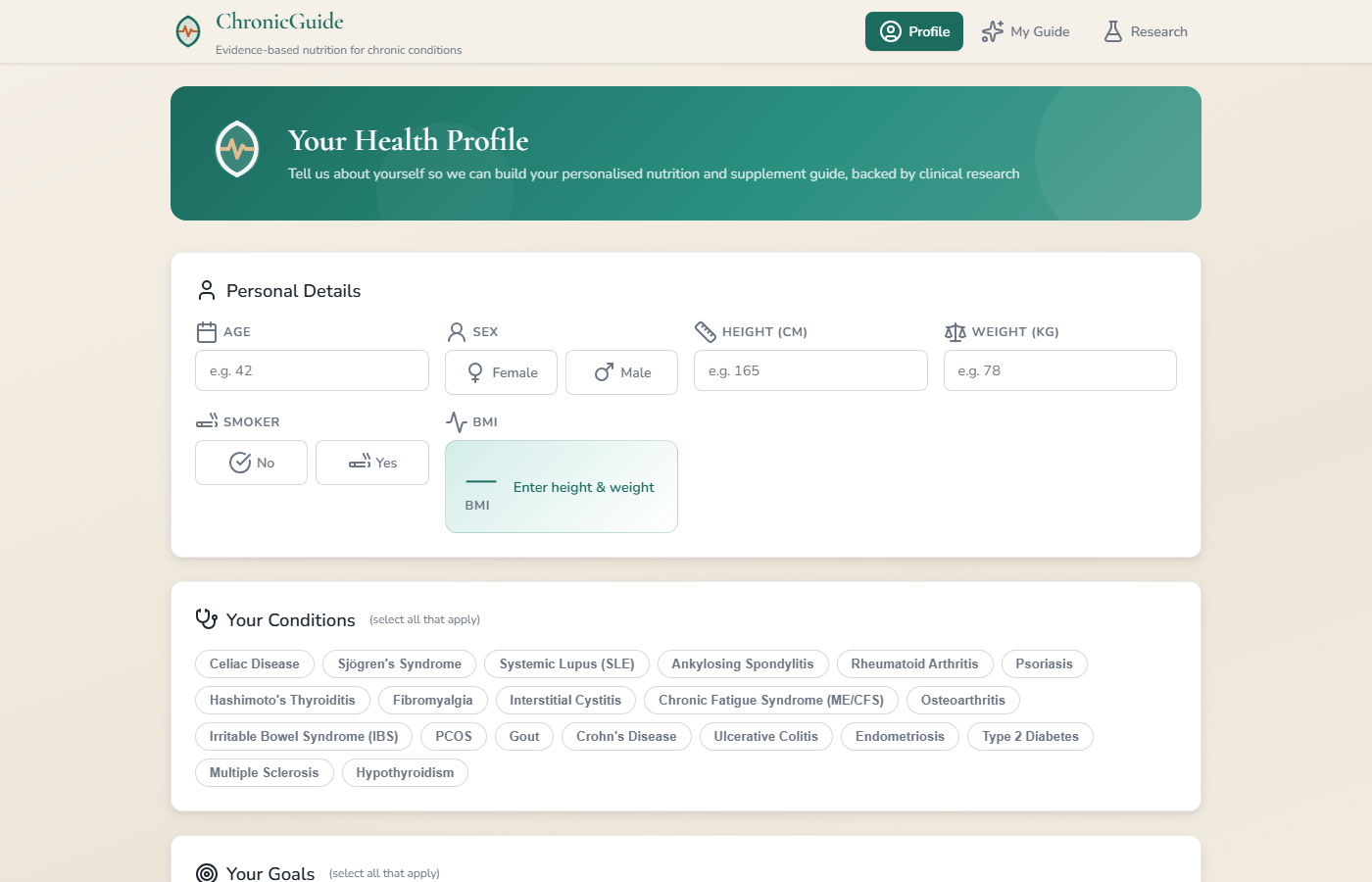 ChronicGuide screenshot