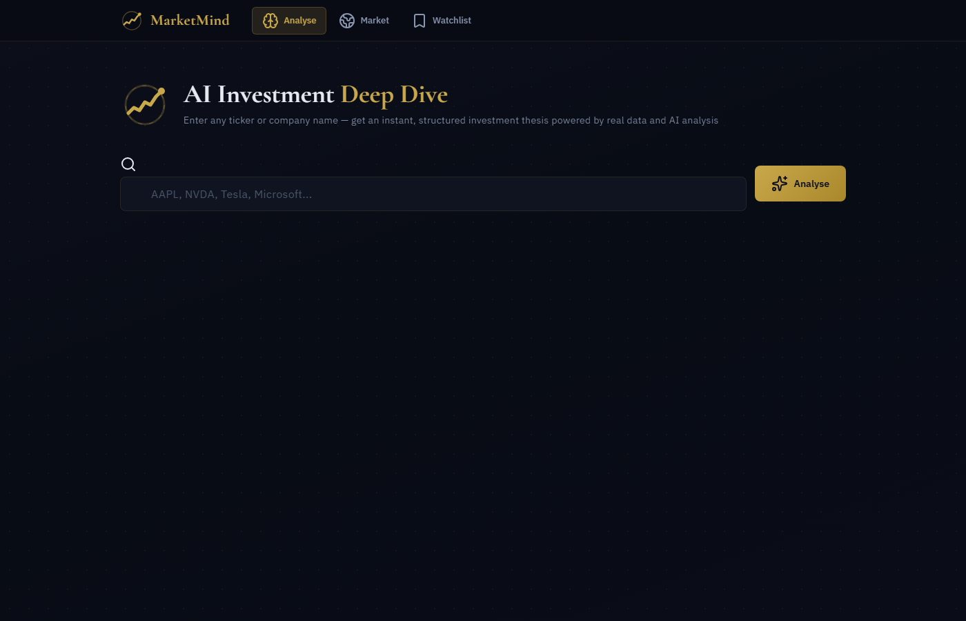 MarketMind screenshot