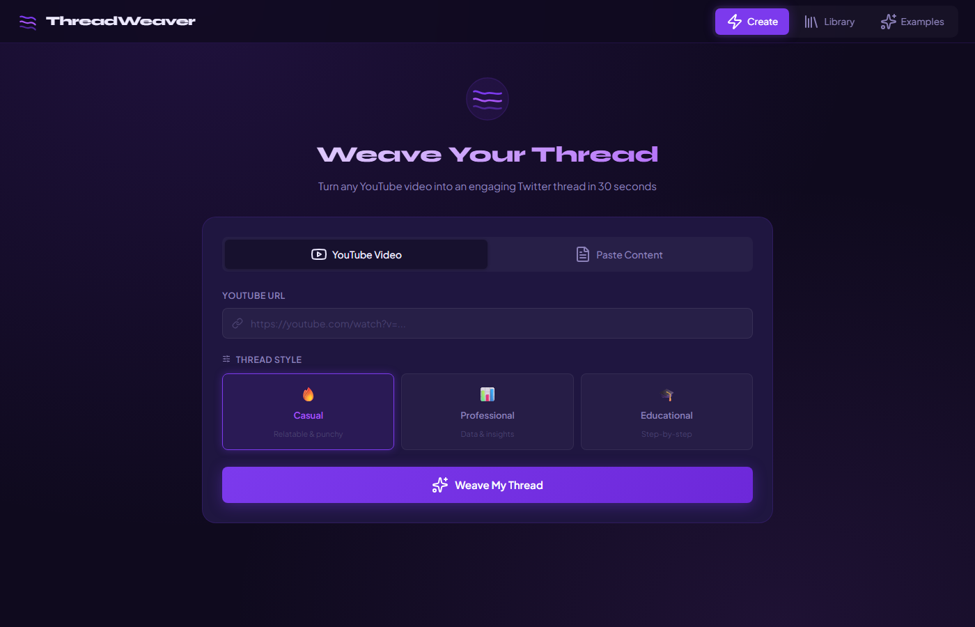 ThreadWeaver screenshot